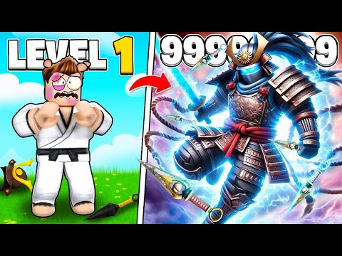BECOMING THE ULTIMATE NINJA IN ROBLOX NINJA SIMULATOR!!!! 🥷🥷⚔️⚔️⚔️