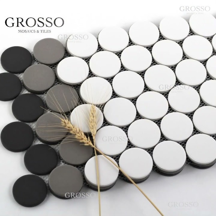 Full Body 48mm Dia Circle Mosaic#mosaic #tile