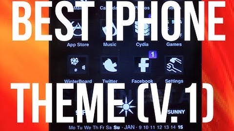BEST Winterboard Themes for iPhone (Ep.1) - Avizi HD