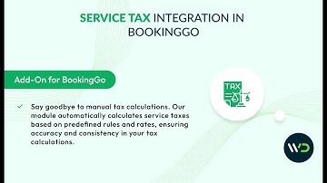 Service Tax Module Integration | Streamlining Tax Management with Bookinggo SaaS