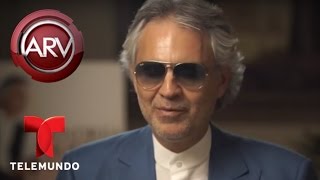 andrea bocelli graba en español y con ariana grande al rojo vivo telemundo
