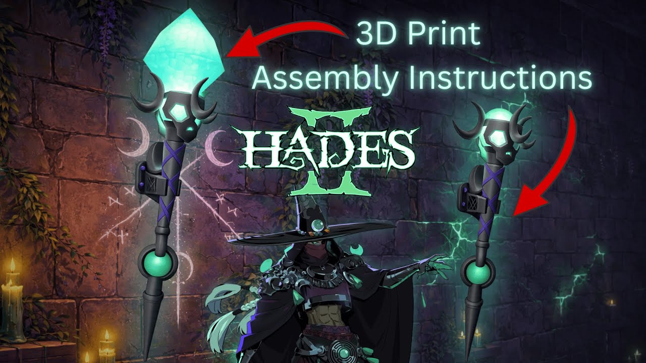 How to Assemble Hecate’s Torches (3D Printed, LEDs & Magnetic Modularity)