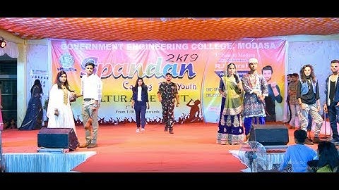 Spandan_2k19 GEC Modasa | Cultural Festival | Fashion Show | Bollywood Theme |