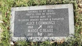 Actress Madge Blake Grave Grand View Cemetery Glendale California USA November 18, 2020