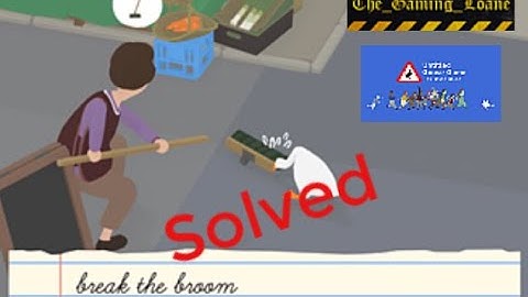 Untitled Goose Game | Break the broom | Solution |#the_gaming_loane #untitledgoosegame