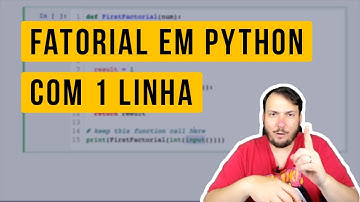 Fatorial em Python com UMA linha. Técnicas avançadas com um EXERCÍCIO SIMPLES!