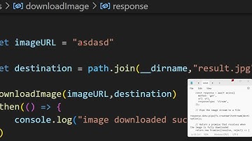 Node.js Tutorial to Download Image From URL Using Axios Library and Async Await Promises