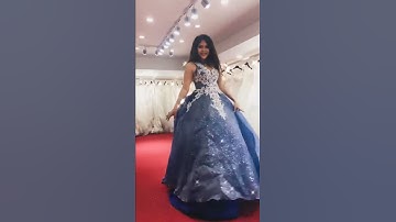 Váy cưới xanh navy phối kim tuyến | Chụp Ảnh Cưới Chuyên Nghiệp Tại HCM