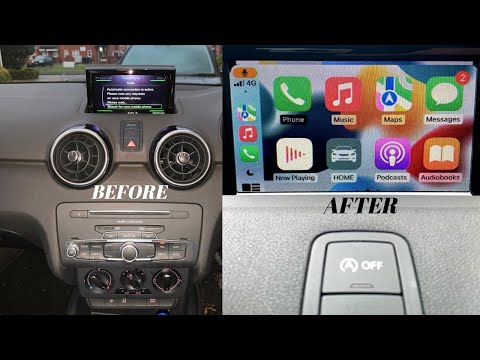 Audi A1 Apple CarPlay Android Auto MMI Box Headunit Install