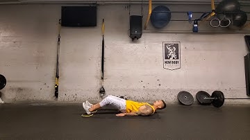 Hamstring Curls with a Glider Disc