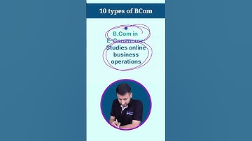 10 Types of BCom in India!🤔#shorts