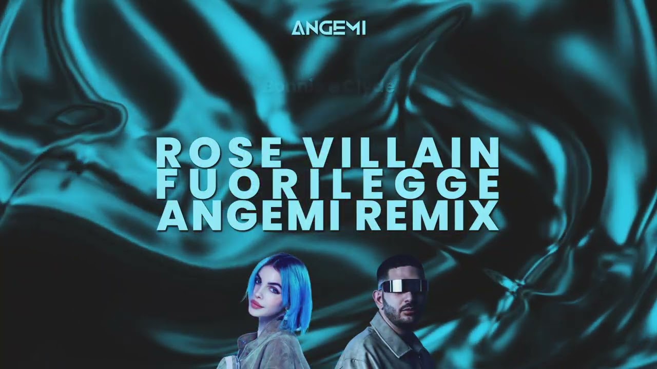 Rose Villain - Fuorilegge (ANGEMI Remix) ● Sanremo 2025 ● Melodic Techno Remix