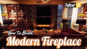 Make This EASY custom Fireplace for Your CAMP #Fallout76