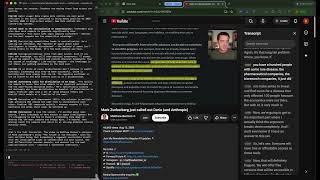 Another Browser Automation to get the Youtube Transcripts