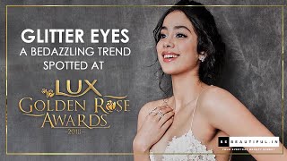 Makeup Trend - Glitter Eyeshadow Spotted At The Lux Golden Rose Awards 2018