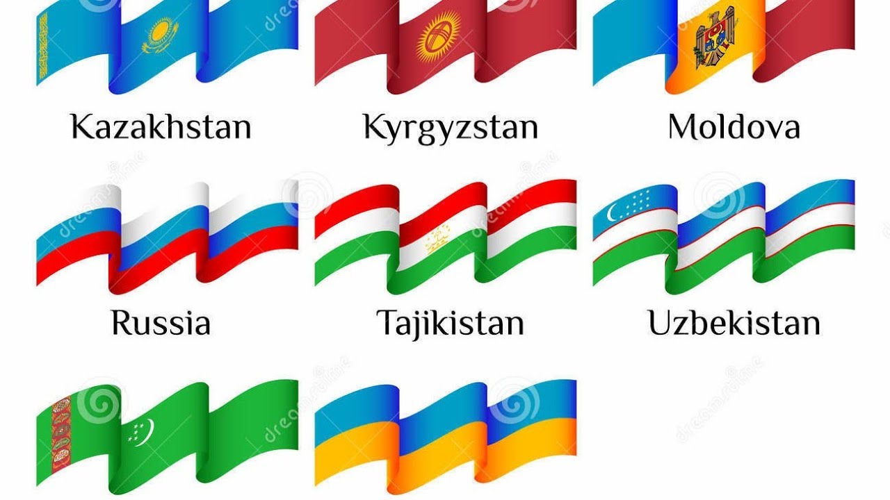 Флаги республик СНГ