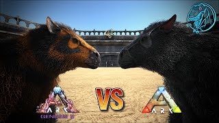 R-Megatherium vs. Megatherium | ARK Dino Short Fight 🦎 #Shorts