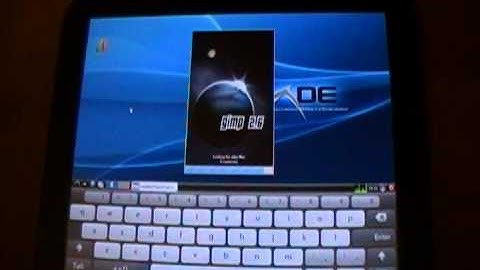 Ubuntu on HP Touchpad using Gimp,Firefox, and Google Chrome via UbuntuChroot