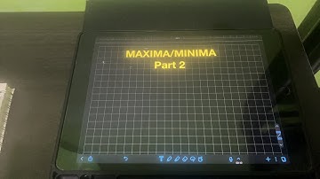Maxima/Minima (Differential Calculus)  Part 2 Live Stream