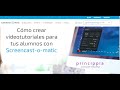 Aprende a crear videotutoriales para tus alumnos con screencast-o-matic