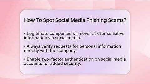 How To Spot Social Media Phishing Scams? - Everyday-Networking