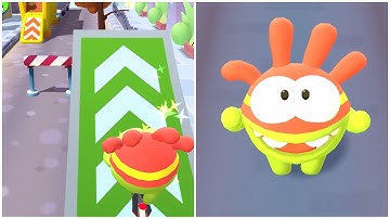 OM NOM RUN PART 14 | Amazing Run Games | FUNNY GAMEPLAY | Android IOS All Level #Shorts