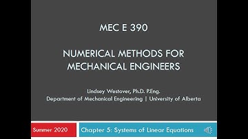 Chapter 5: Linear Systems of Equations (Part 7 - Convergence of Jacobi & Gauss-Seidel)
