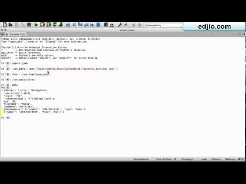 Data Science with Python Reading JSON Data