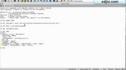 Data Science with Python Reading JSON Data