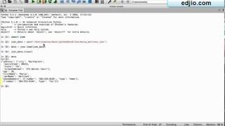 Data Science with Python Reading JSON Data