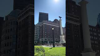 Boston walking tour, Beacon Hill in April 2025