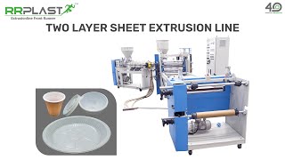 Two-Layer Sheet Extrusion Line | Plastic Sheet Extrusion Line Machine Manufacturer | RR Plast