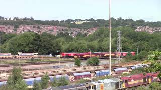 Advent @ al66class59 S4 Day 20: 66104+66136 arrive at Toton