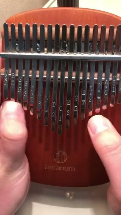 Marimba on a kalimba / ringtone cover on a kalimba / #shorts #kalimba #kalimbacover #iphoneringtone