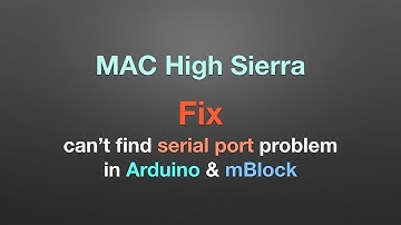 macOS High Sierra:  Fix can