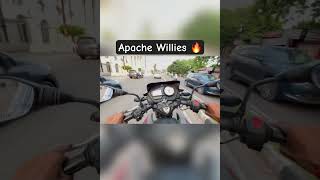 Try willies on apache rtr 160 2v shorts shortsfeed viral trending apache_rtr