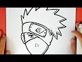 COMO DIBUJAR A KAKASHI