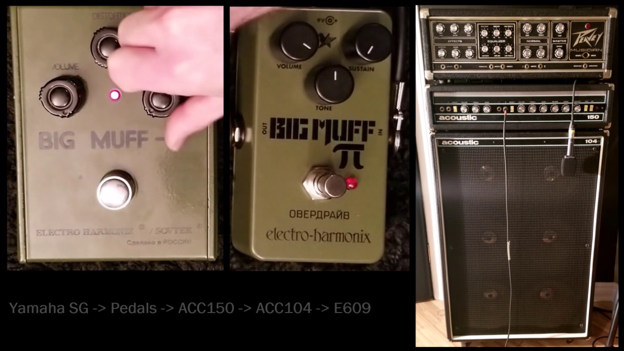 Electro Harmonix Green Big Muff : Vintage VS Reissue