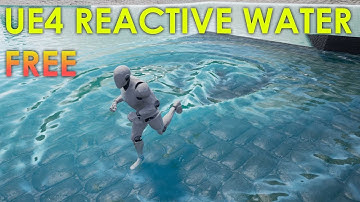 FREE Unreal Engine 4 Reactive Dynamic Water 3D Project Download [UE4.19]