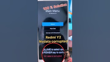 Mi y2 nvdata corrupted solution 📲💻🔥 #mi #redmiy2 #nvdatacorrupted #solution #viral