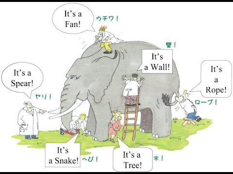 群盲象を評す されど 群盲も語り合えば真の象に一歩近づく Youtube