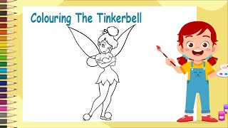 Famous Tinkerbell Coloring Page | Coloring Tinkerbell Disney Fairies  | The Coloring Page Net Worth