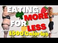 What I Eat In a Day To Lose Weight WITHOUT Being Hungry| 1500 Calories