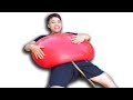 NTN - Thử Bơm Nước Vào Quả Bóng Khổng Lồ (Try Pumping Water On Giant Ball)