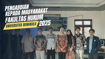 Pengabdian Kepada Masyarakat - Fakultas Hukum UNIB Tahun 2025