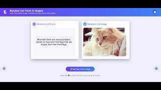 Random Cat Facts & Image Generator Using HTML CSS & JavaScript | Fetch API Project Random Cat Facts & Image Generator Using HTML CSS & JavaScript | Fetch API Project