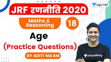JRF Ranniti 2020 | Maths & Reasoning by Aditi Ma