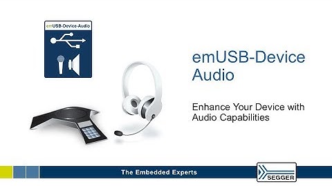 emUSB-Device Audio | SEGGER