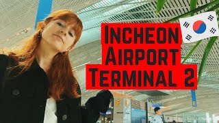 Incheon Airport Terminal 2 Mini Tour | How To Use The Free Shuttle Bus in Seoul, Korea