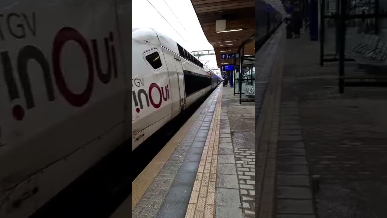 En route to Paris with TGV